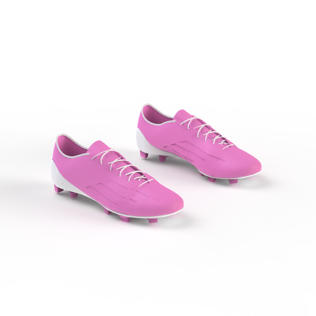 Football Pink Shoes 01 3D Model