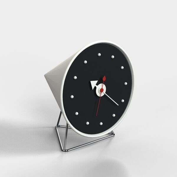 Cone Desk Clock 3D Model