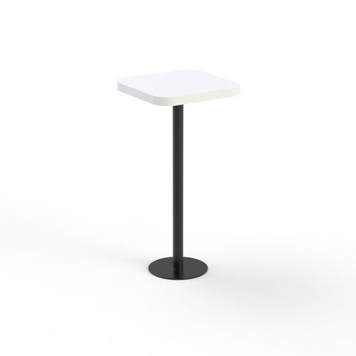 High Square Metal Stand Table 01 3D Model