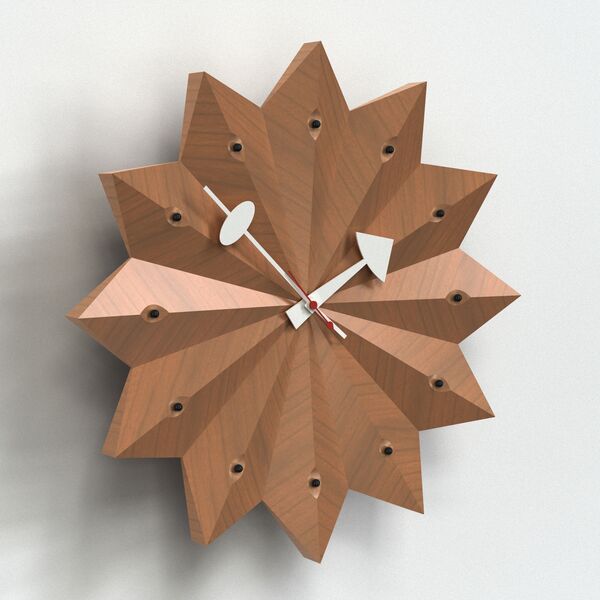Nelson Fan Clock 3D Model