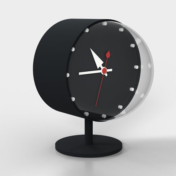 Night Desk Clock 3D Model