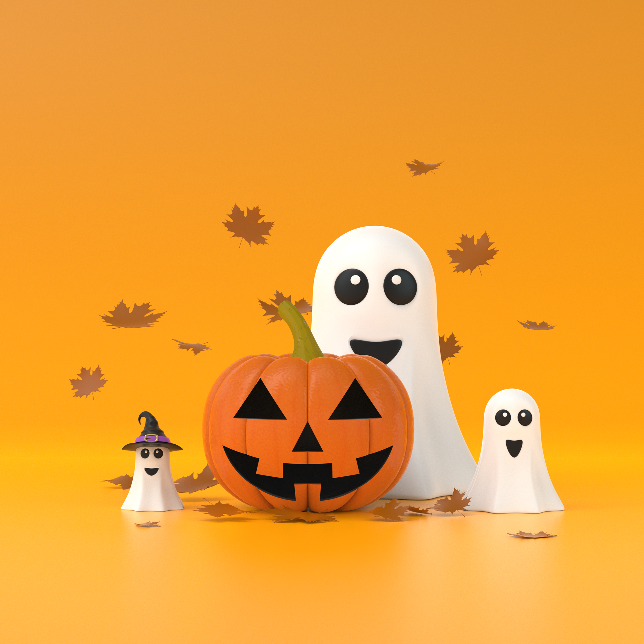 Set Basic Halloween 1 3D Model