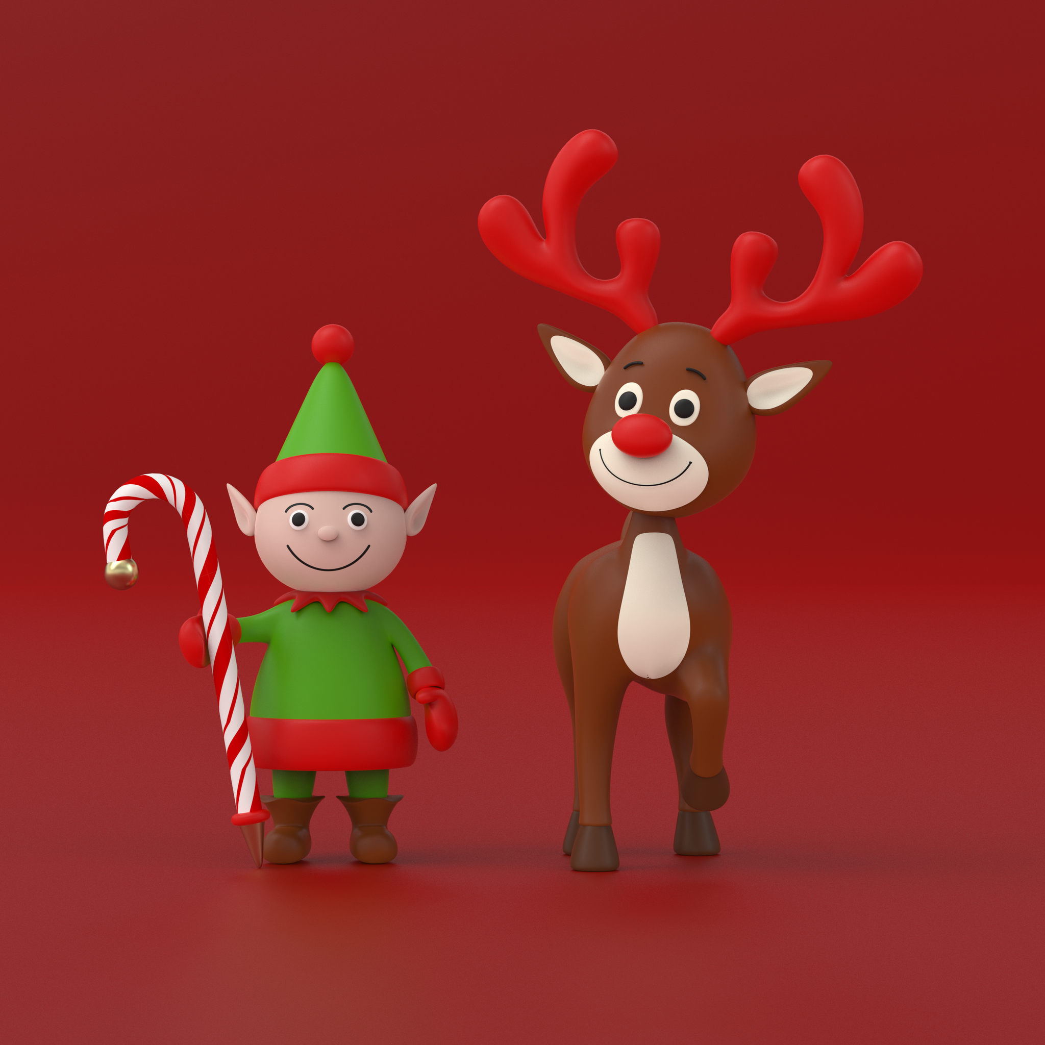 Set Xmas 2 3D Model