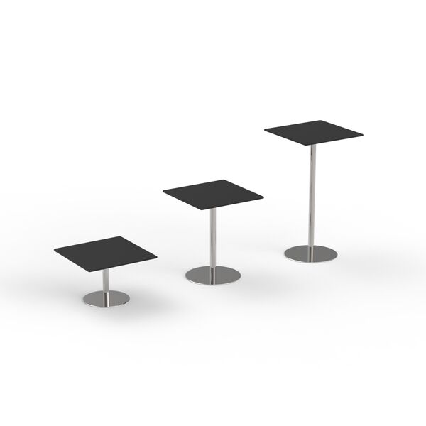 Tables Squared Set Top Wood Metal Stand_01