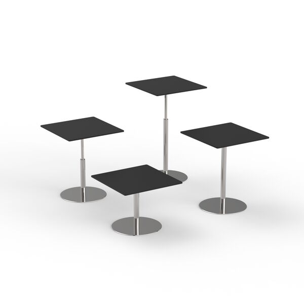 Tables Squared Set Top Wood Metal Stand_02