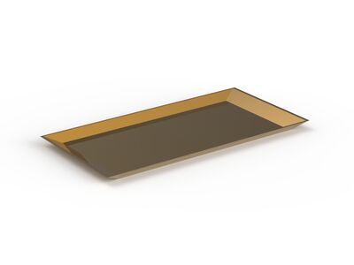 Metal Classic Tray 02 3D Model