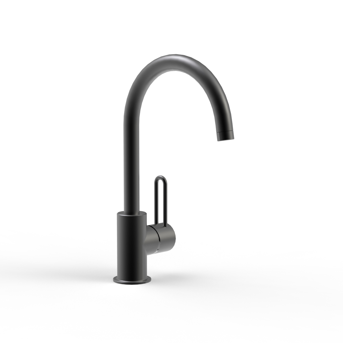 Kitchen Metal Tap 03 3D Model