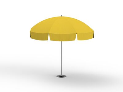 Beach Opened Umbrella 02 3D Model