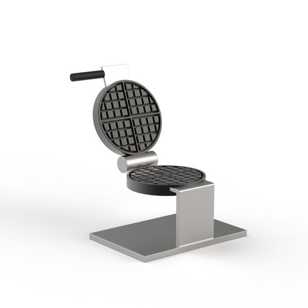 Waffle Maker Metal Gray_01