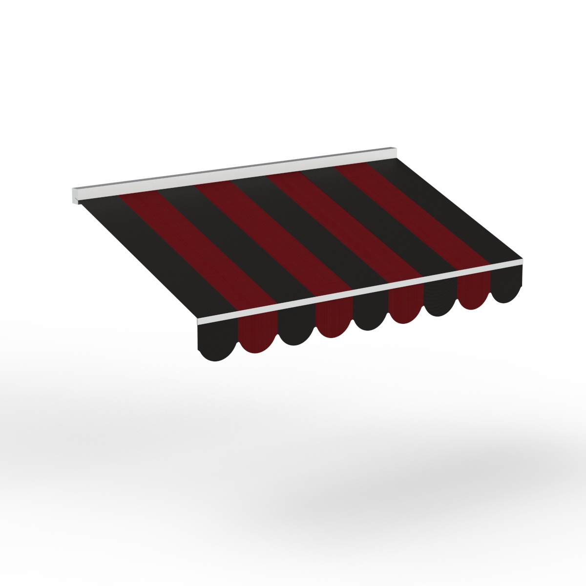 Tent Stripes Wall 01 3D Model