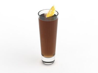 Cocktail High Ball Glass 03 3D Model