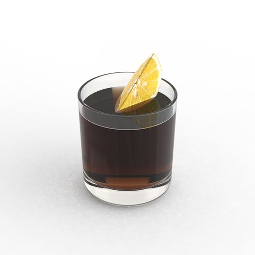 Cocktail Tumbler Glass 01 3D Model