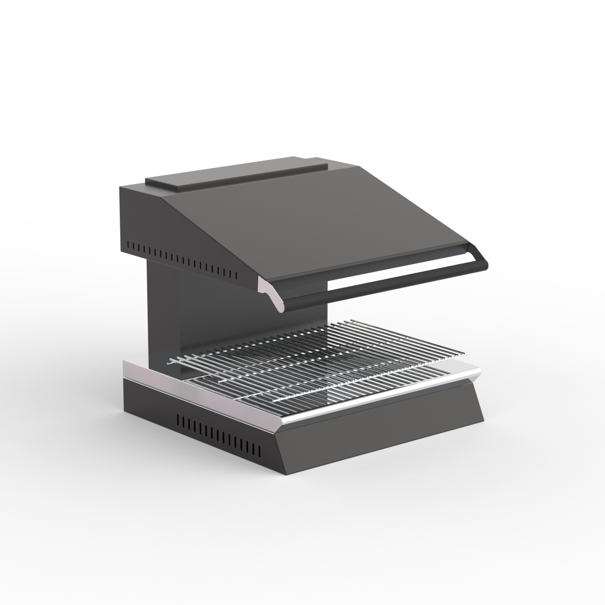 Metal Black Grill 01 3D Model