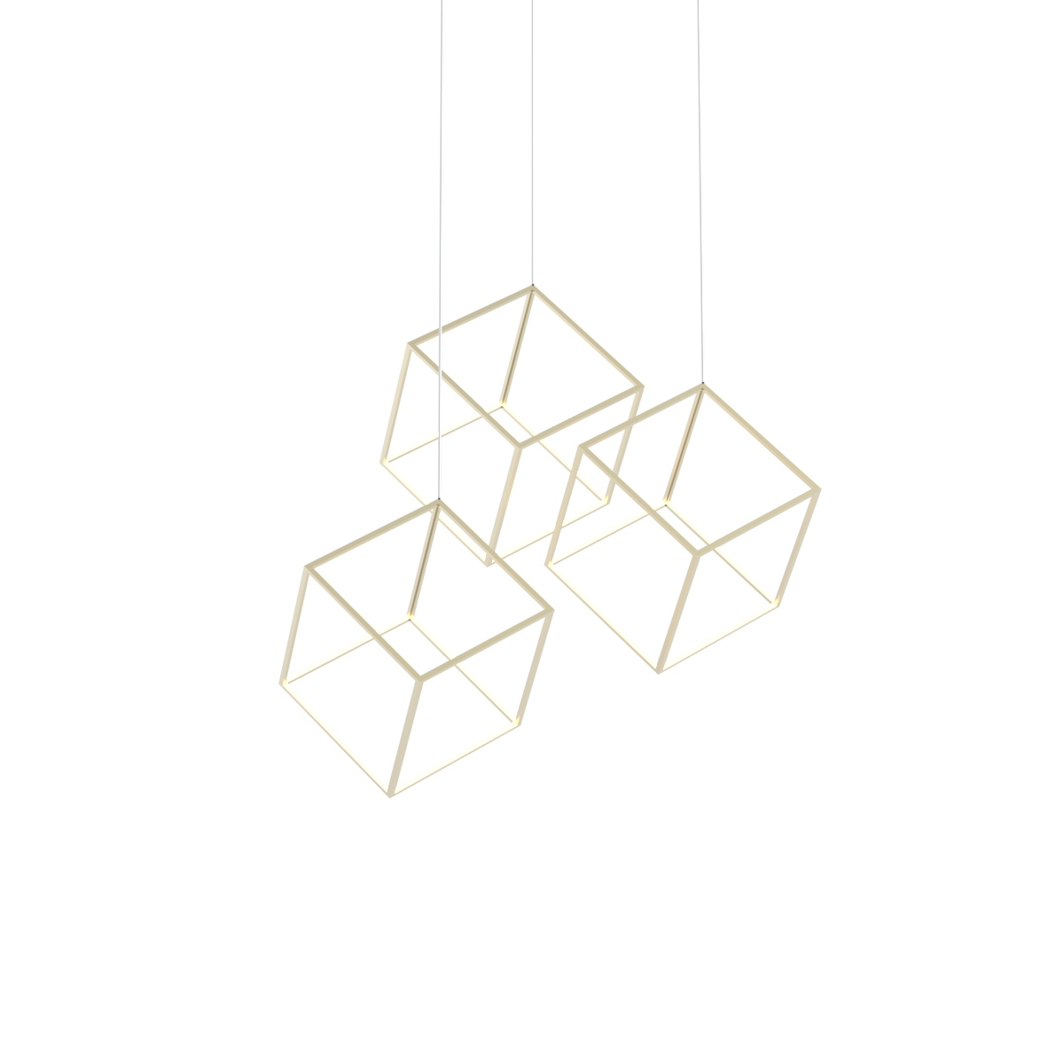 Pendant Cube Lamp 01 3D Model