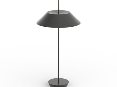 Table Black Lamp 02 3D Model
