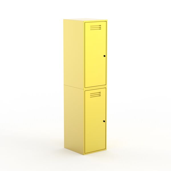 Locker Single Yellow Metal_02